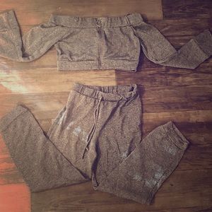 2 Pc Shimmer Fashion nova set